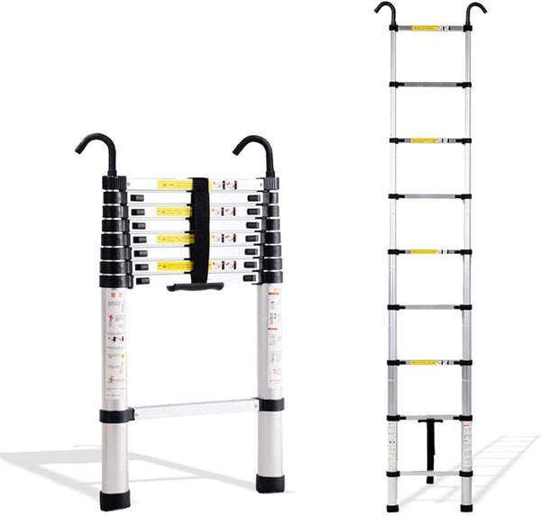 8m/7m/6m/5m/4m/3m/2m Telescoping Ladder with Roof 