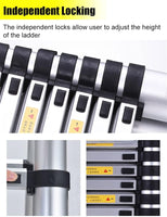 8m/7m/6m/5m/4m/3m/2m Telescoping Ladder with Roof 