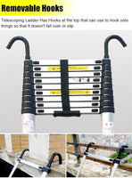 8m/7m/6m/5m/4m/3m/2m Telescoping Ladder with Roof 