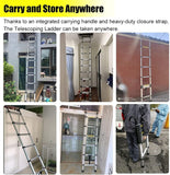 8m/7m/6m/5m/4m/3m/2m Telescoping Ladder with Roof 