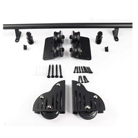 Sliding Ladder Kit Rolling Library Ladder Rail Track Heavy Duty Slide Rails, 100cm-600cm Rolling Ladders for Bookshelf Warehouse Bar Closet Set Mobile Ladder Hardware Kit (Without Ladder)