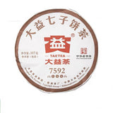 Dayi Pu-erh Tea 7592, 2019 Ripe Cake, 357g – Classic Chinese Aged Tea, Smooth & Sweet Flavor, from Menghai Tea Factory, Yunnan