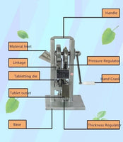 Manual Single Punch Press Machine Candy Sugar Pres