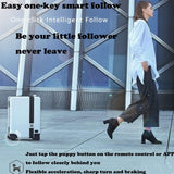 Smart Motorized Rideable Carry-on Suitcase/Luggage,Easy Charging Manned Rideable Suitcase,with USB Charging Port, TSA Lock