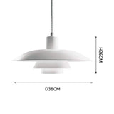 Simple Primary Color Chandelier, Simple Modern Atmospheric Decoration Ceiling Lamp, D 38cm