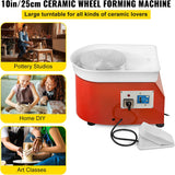 280W Electric Pottery Wheel Machine With ABS Tray,