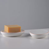 Soap Tray with Drain Ceramic Soap Dish Soap Bar Ho