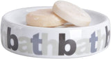 Decor Ceramic Round Soap Dish for Bathtub, Counter