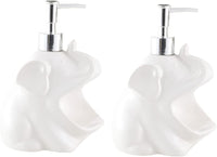 Elephant Shape Ceramic Soap Dispenser Large Capaci
