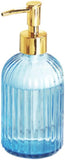 Thick Clear Glass Hand Soap Dispenser,embossed Rho