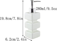 9.5oz/280ml Soap Dispenser Square Connection Shape