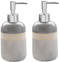 370ml/12.5oz Soap Dispenser Refillable Liquid Cera