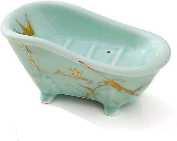 Ceramic Bathtub Soap Dish Holder of Bathroom Acces