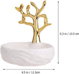 Ceramic Soap Dish Creative Golden Branch Toilet So