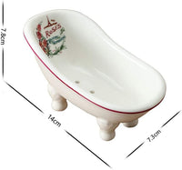 Ceramic Bathtub Soap Dish of Bathroom Decor