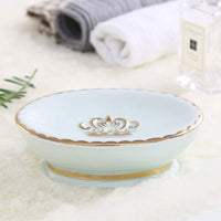 Soap Dish Soap Dish Drain Ceramic Soap Dish for Sh