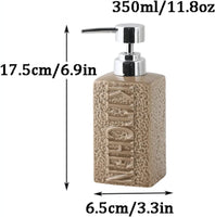 350ml/11.8oz Reusable Soap Dispenser,Durable Porta