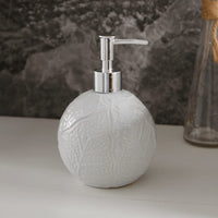 21.9oz/650ml Ceramics Soap Dispenser Refined Embos