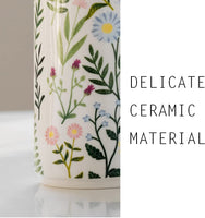 Ceramic Soap Dispenser,Light Ins Style Flower Sub-