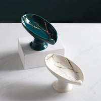 Modern light luxury rectangle swan Soap Dish Tray,