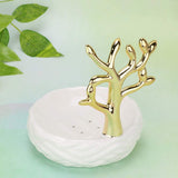 Ceramic Soap Dish Creative Golden Branch Toilet So