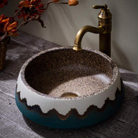 Ceramic Countertop Basin Ceramic Art Basin Sink Ab