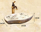 Ceramic Countertop Basin Special-shaped Art Cerami
