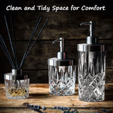 Soap Dispenser Clear Refillable Glass Liquid Dispe