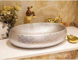 Ceramic Countertop Basin Oval porcelain classical 