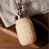 16oz/480ml Glass Mason Jar Soap Dispenser With 304