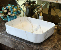 Ceramic Countertop Basin Art painting porcelain ar