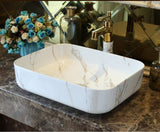 Ceramic Countertop Basin Art painting porcelain ar