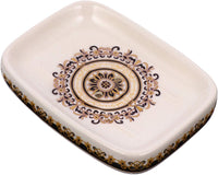 Ceramic Soap Dish Porcelain Bar Soap Tray Containe