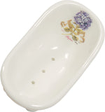 1 Piece 5.6" Ceramic Mini Clawfoot Slipper Bathtub