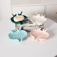 Soap Dish for Bathroom,Soap Dishes Holder Self Dra
