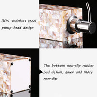 10.1oz/300ml Natural Shell Soap Dispenser Creative