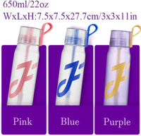 650ml/22oz Water Bottles Clear Water Bottles With 