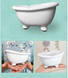 Cerami Soap Box, Mini Bathtub Ashtray Soap Box Hom