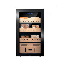 82L Household Smart Cigar Cabinet Cedar Wood Elect