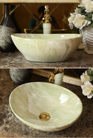 Ceramic Countertop Basin Ceramic washbasin oval co