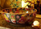 Ceramic Countertop Basin Artistic Handmade Art was
