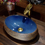 Ceramic Countertop Basin Oval washbasin sink  art 