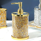 Soap Dispenser, Gorgeous Crystal Glass Bathroom Ac