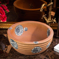 Ceramic Countertop Basin Hand painted ceramic wash