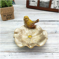 Bird Ceramic Soap Dish Soap Bar Holder Container f