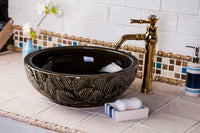 Ceramic Countertop Basin Bathroom Cloakroom Cerami