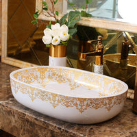 Ceramic Countertop Basin Handmade Counter Basin Ba
