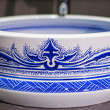 Ceramic Countertop Basin Artistic Handmade Ceramic