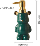 Ceramic Soap Dispenser,Cute Bear Liquid Soap/Lotio