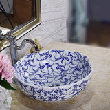 Ceramic Countertop Basin Handmade Washbasin Art wa